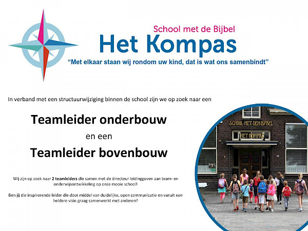 Teamleiders gezocht